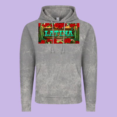 Latina License Plate Vintage Hoodie Designed By Bundleandbundleshop