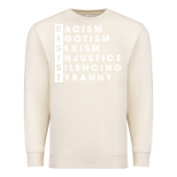 Sandshell resist   political resistance Premium Sweatshirt - baoMotion