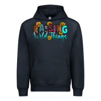 Navy raising wild things Urban Hoodie - RanaPortraitStore