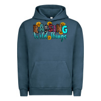 Pigment Midnight Navy raising wild things Urban Hoodie - RanaPortraitStore