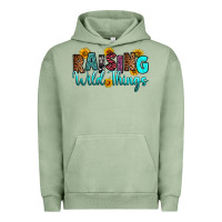 Pigment Oil Green raising wild things Urban Hoodie - RanaPortraitStore