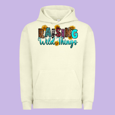 Raising Wild Things Urban Hoodie Designed By Ranaportraitstore