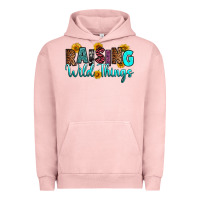 Pigment Salmon raising wild things Urban Hoodie - RanaPortraitStore