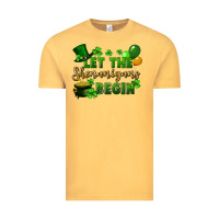 Vintage Mustard Let the shenanigans begin St. Patricks Day Vintage Tee - FaDigitalArtStudio