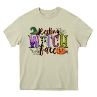 Mossy resting witch face Heavy Core Tee - CowGirlArtShop