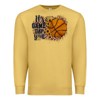Antique Gold it's game day y'all basketball Premium Sweatshirt - JahusDesignShop