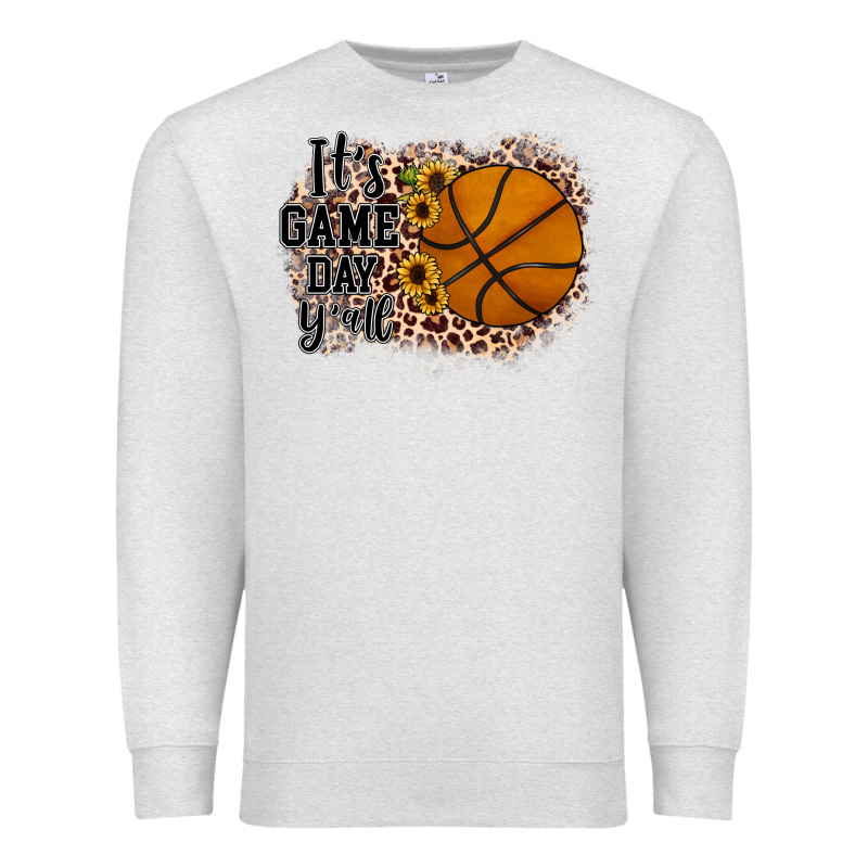 It's Game Day Y'all Basketball Premium Sweatshirt by JahusDesignShop | Teevron
