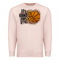 Pale Pink it's game day y'all basketball Premium Sweatshirt - JahusDesignShop