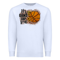 White it's game day y'all basketball Premium Sweatshirt - JahusDesignShop