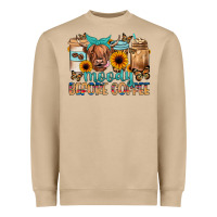 Moody Before Coffee Heavyweight Sweatshirt | Teevron
