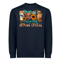 Navy moody before coffee Heavyweight Sweatshirt - JahusDesignShop