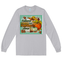 Moon Dust autumn leaves and pumpkins please mouse pad Long Sleeve Tee - BundleAndBundleShop