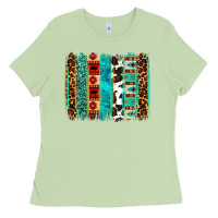 Matcha western brushstroke Ladies Tee - OliviaCreatesArt