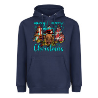 Navy merry christmas Heavyweight Hoodie - JahusDesignShop