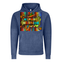 Vintage Denim hispanic heritage month tumbler Vintage Hoodie - BundleAndBundleShop