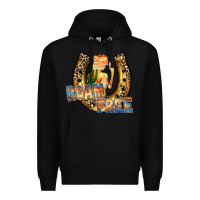 Black cowgirl horseshoe Premium Hoodie - RacoonDesign