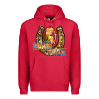 Cardinal cowgirl horseshoe Premium Hoodie - RacoonDesign
