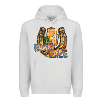 Dove Grey cowgirl horseshoe Premium Hoodie - RacoonDesign