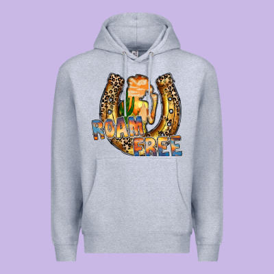 Cowgirl Horseshoe Premium Hoodie Designed By Racoondesign