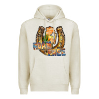 Oatmeal Heather cowgirl horseshoe Premium Hoodie - RacoonDesign
