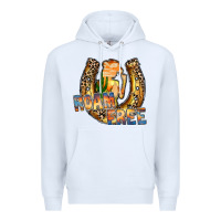 White cowgirl horseshoe Premium Hoodie - RacoonDesign