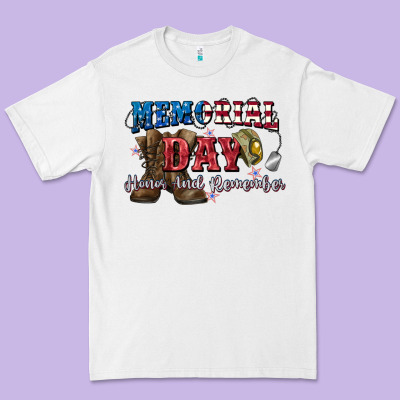 Memorial Day Honor Ans Remember Premium Tee Designed By Cowgirlartshop