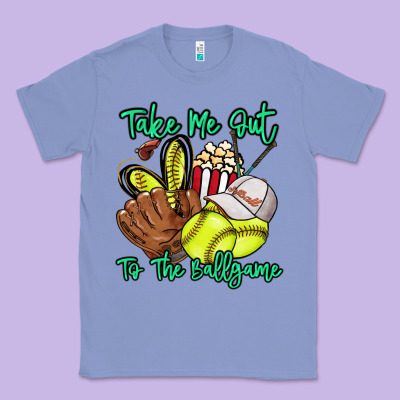 Take Me Out To The Ballgame Classic Tee Designed By Howdyjamesfarm