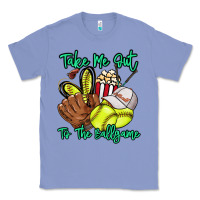 Colony Blue Take me out to the ballgame Classic Tee - HowdyJamesFarm