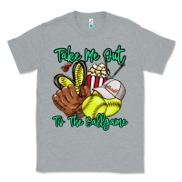 Heather Grey Take me out to the ballgame Classic Tee - HowdyJamesFarm