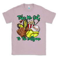 Lilac Take me out to the ballgame Classic Tee - HowdyJamesFarm