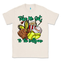 Natural Take me out to the ballgame Classic Tee - HowdyJamesFarm