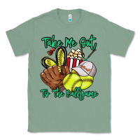 Sage Take me out to the ballgame Classic Tee - HowdyJamesFarm