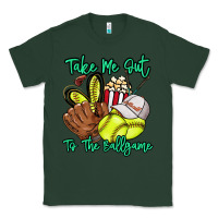 Sports Green Take me out to the ballgame Classic Tee - HowdyJamesFarm