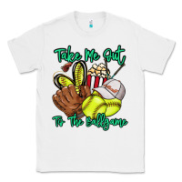 White Take me out to the ballgame Classic Tee - HowdyJamesFarm