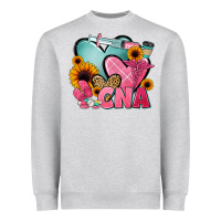 Heather Grey cna nurse Heavyweight Sweatshirt - JahusDesignShop