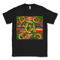 Black st patricks day horseshoe shamrock rainbow gold Classic Tee - RanaPortraitStore