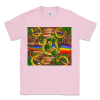 Bubblegum Pink st patricks day horseshoe shamrock rainbow gold Classic Tee - RanaPortraitStore