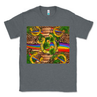 Charcoal Heather st patricks day horseshoe shamrock rainbow gold Classic Tee - RanaPortraitStore