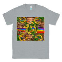 Heather Grey st patricks day horseshoe shamrock rainbow gold Classic Tee - RanaPortraitStore