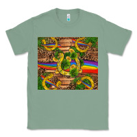 Sage st patricks day horseshoe shamrock rainbow gold Classic Tee - RanaPortraitStore