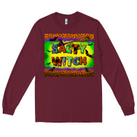 Burgundy salty witch tumbler Long Sleeve Tee - BundleAndBundleShop