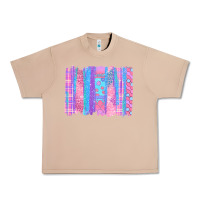 Burro Pink Easter Brushstrokes Urban Heavy Tee - BundleAndBundleShop