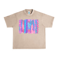 French Oak Pink Easter Brushstrokes Urban Heavy Tee - BundleAndBundleShop