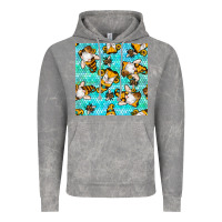 Cloud Rock honey bee gnomes seamless pattern Vintage Hoodie - BundleAndBundleShop
