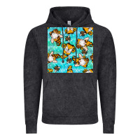 Vintage Arctic honey bee gnomes seamless pattern Vintage Hoodie - BundleAndBundleShop