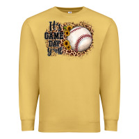 Antique Gold it's game day y'all baseball Premium Sweatshirt - JahusDesignShop