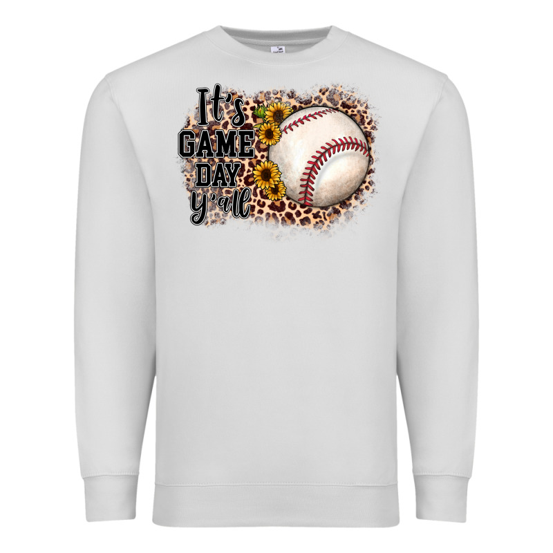 It's Game Day Y'all Baseball Premium Sweatshirt by JahusDesignShop | Teevron