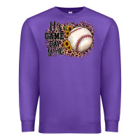 Purple it's game day y'all baseball Premium Sweatshirt - JahusDesignShop
