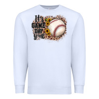 White it's game day y'all baseball Premium Sweatshirt - JahusDesignShop