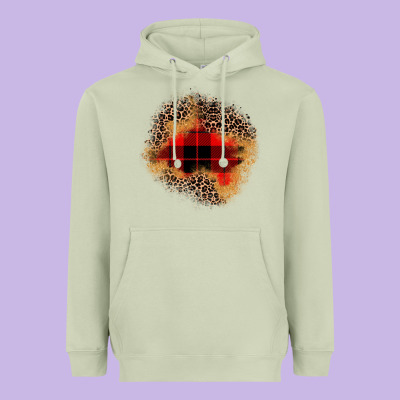 Christmas Patch Heavyweight Hoodie Designed By Jahusdesignshop